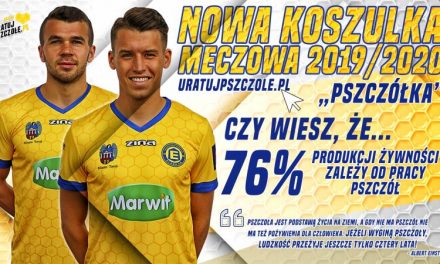 Klub piłkarski z Torunia słynny w całej Europie. Dzięki nowej “pszczelej” koszulce | Pszczoly.eu